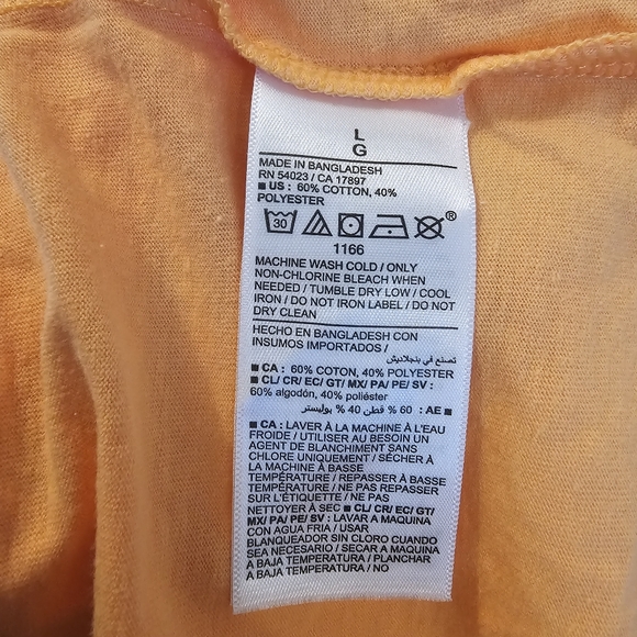 Orange Old Navy Men's Classic Tank Top - Picture 6 of 6